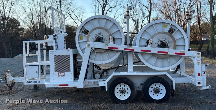 image for item DT2767 2012 Hogg and Davis 0DP40-4HRC reel trailer