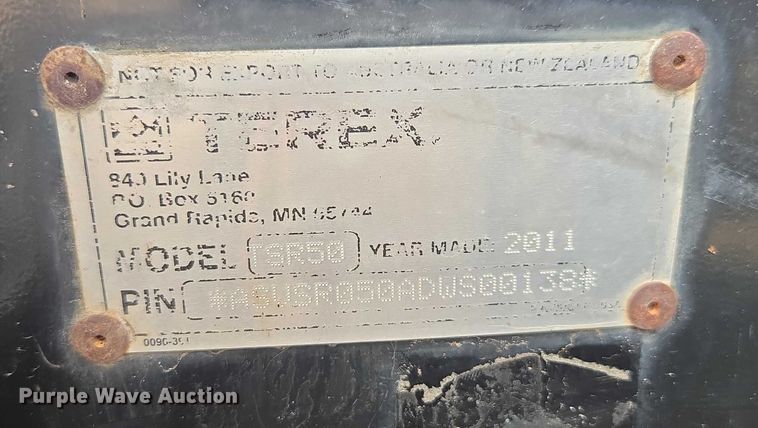 image for item DT4716 2011 Terex TSR50 skid steer loader