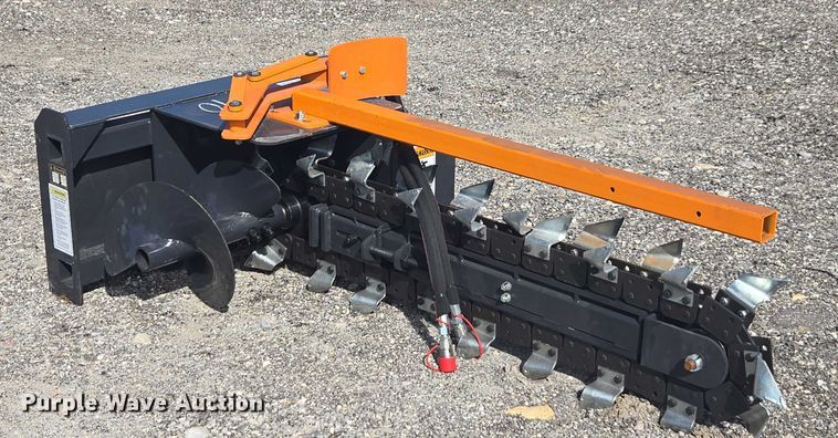 image for item DT4747 2025 Wolverine TCR-12-48H skid steer trencher