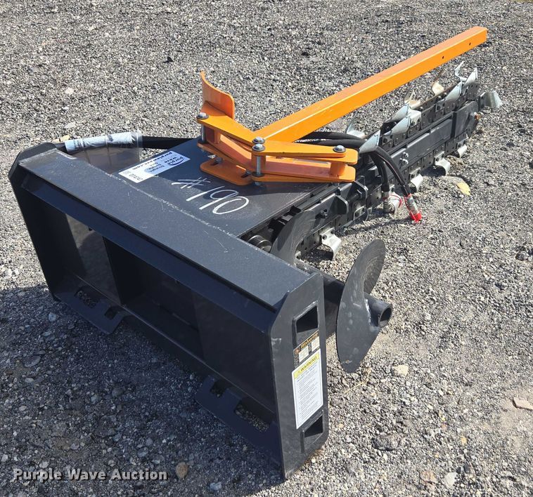 image for item DT4747 2025 Wolverine TCR-12-48H skid steer trencher