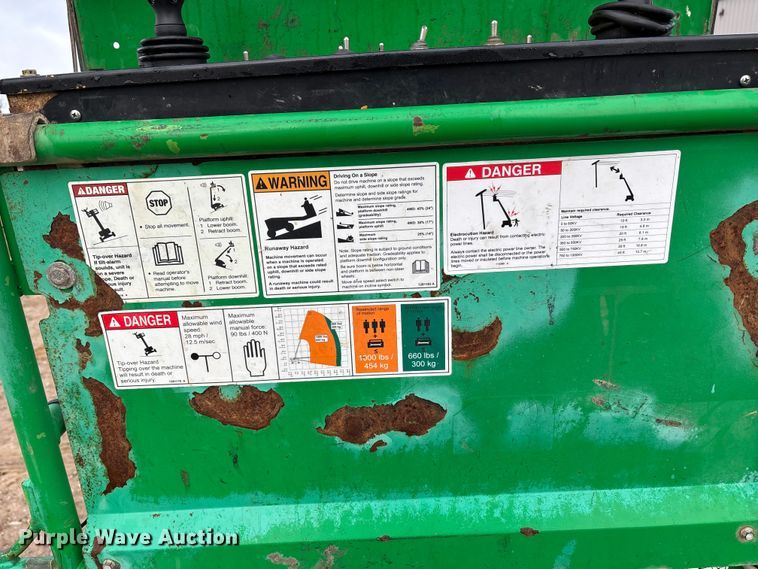 image for item DT4979 2017 Genie S-80x boom lift