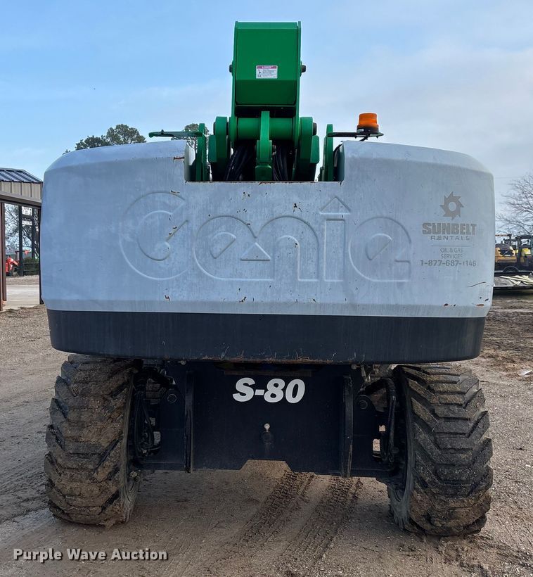 image for item DT4980 2017 Genie S-80X boom lift