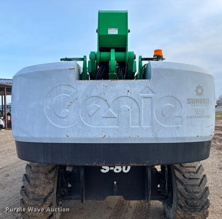 image for item DT4980 2017 Genie S-80X boom lift