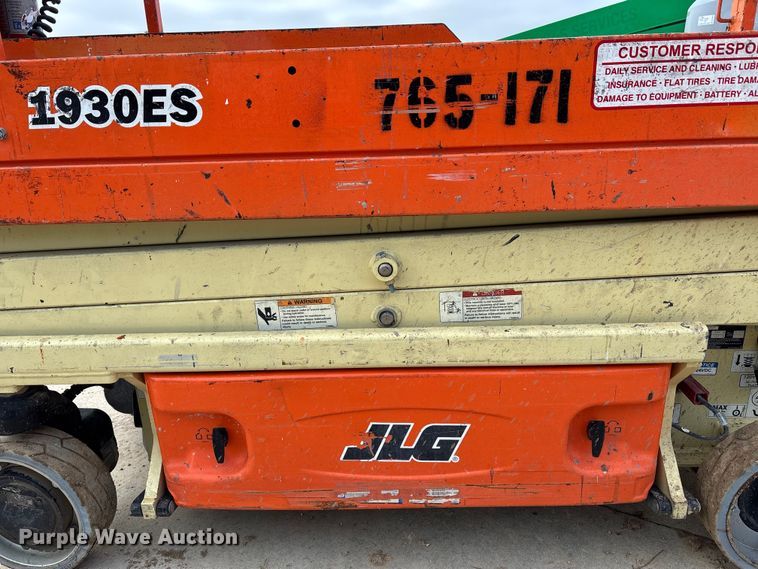 image for item DT4981 2018 JLG 1930ES scissor lift