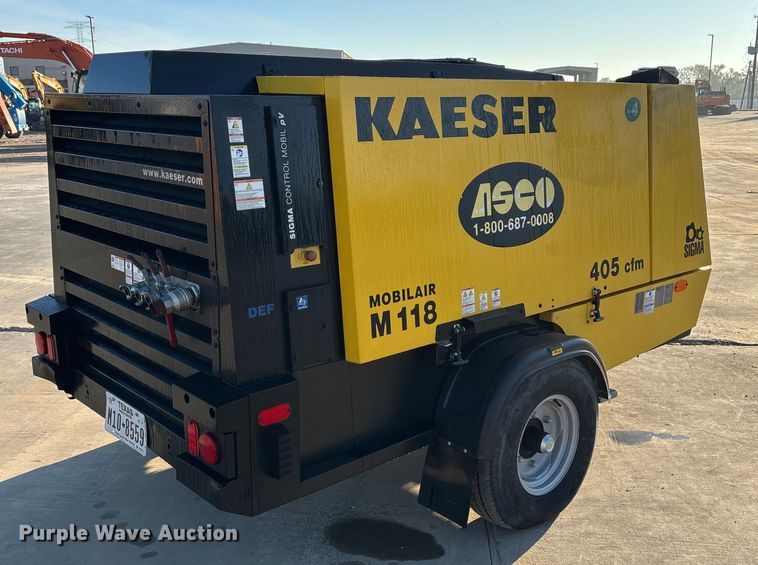 image for item DT4985 2022 Kaeser Mobilair M118 air compressor