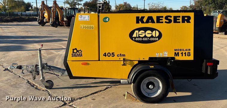 image for item DT4985 2022 Kaeser Mobilair M118 air compressor