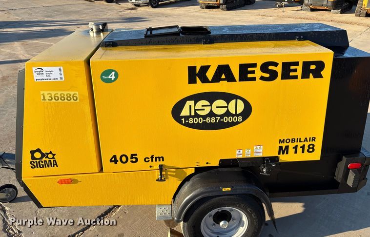 image for item DT4985 2022 Kaeser Mobilair M118 air compressor