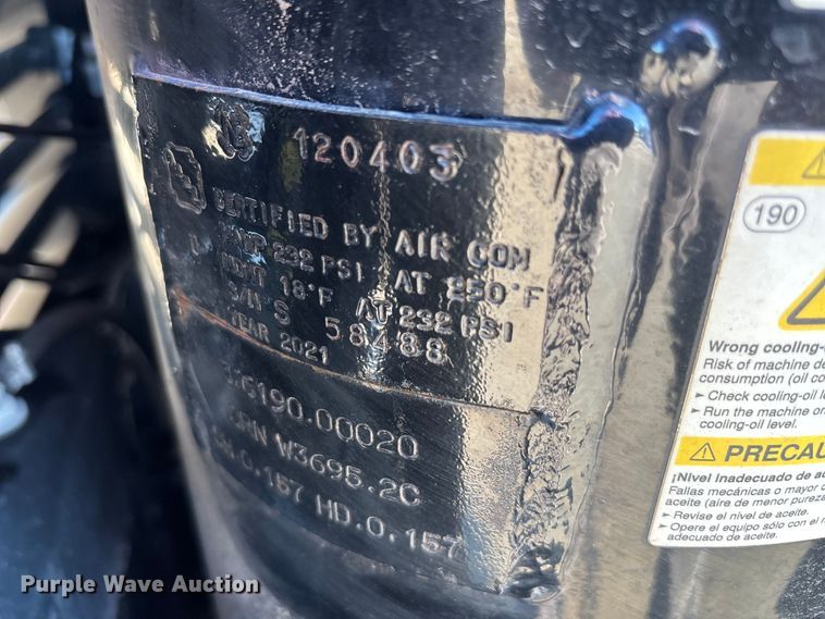 image for item DT4985 2022 Kaeser Mobilair M118 air compressor