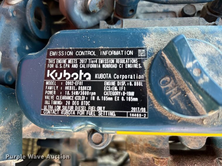 image for item DT4986 2017 Atlas Capco CPS110 air compressor