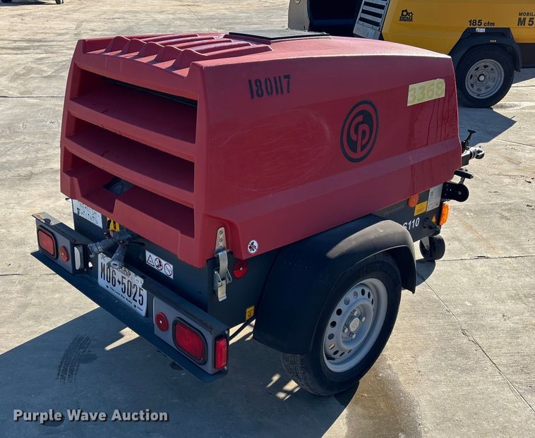 image for item DT4987 2017 Atlas Capco CPS110 air compressor