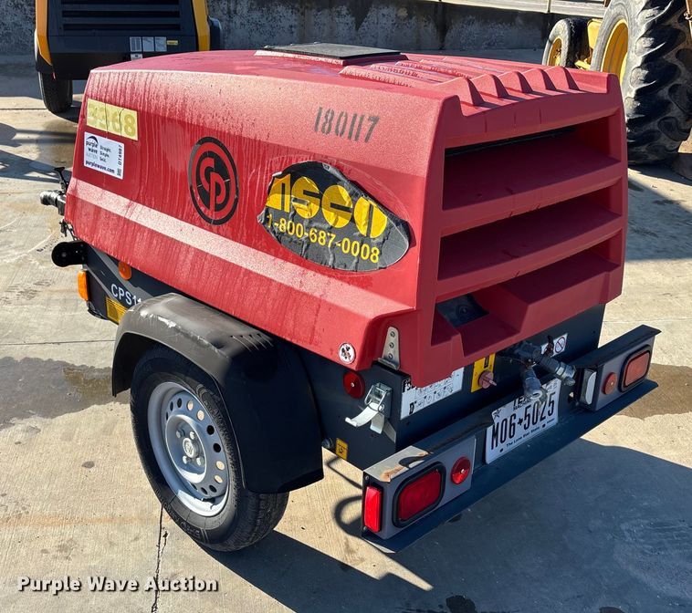 image for item DT4987 2017 Atlas Capco CPS110 air compressor