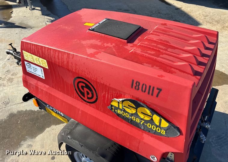 image for item DT4987 2017 Atlas Capco CPS110 air compressor