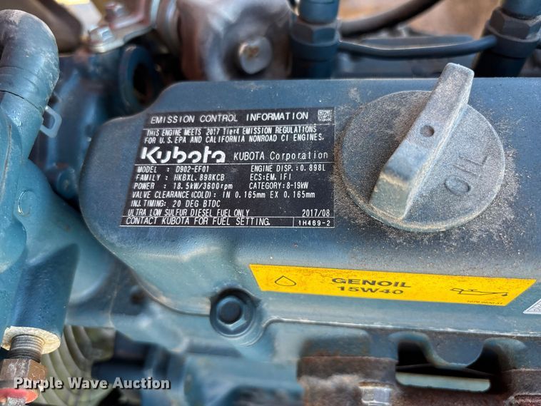 image for item DT4987 2017 Atlas Capco CPS110 air compressor