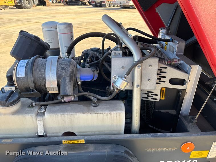 image for item DT4987 2017 Atlas Capco CPS110 air compressor