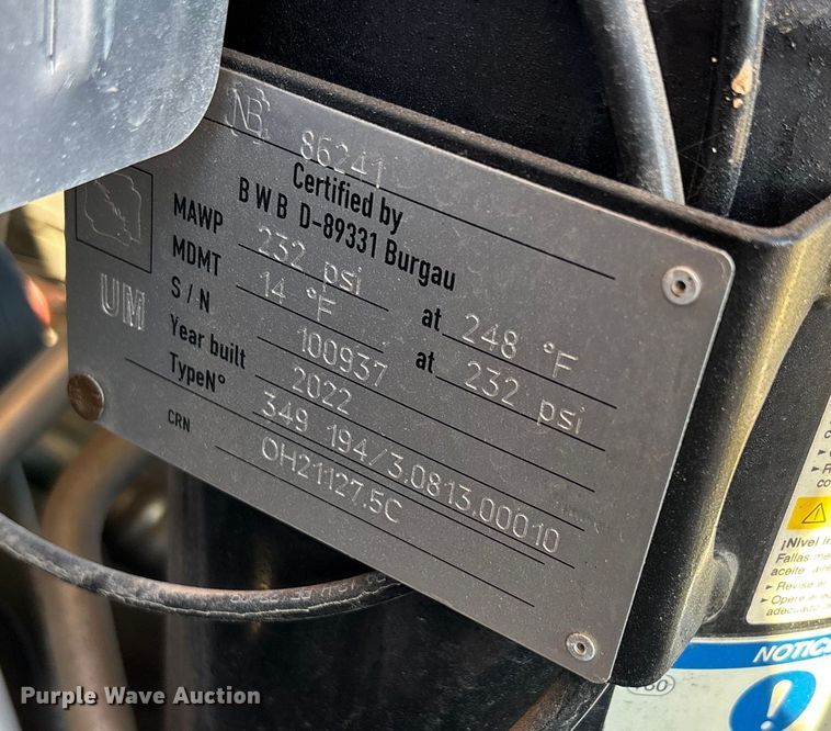 image for item DT4988 2023 Kaeser Mobilair M55 air compressor