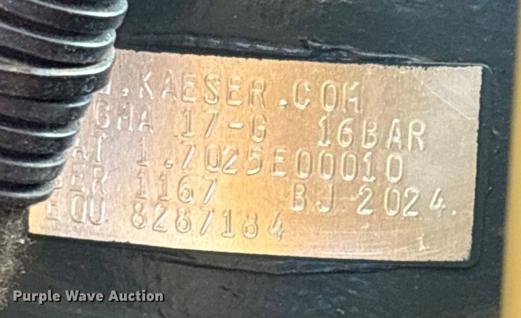 image for item DT4988 2023 Kaeser Mobilair M55 air compressor