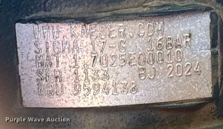 image for item DT4991 2022 Kaeser Mobilair M55 air compressor