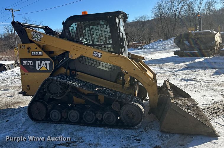 image for item DT6469 2015 Caterpillar 287D tracked skid steer loader