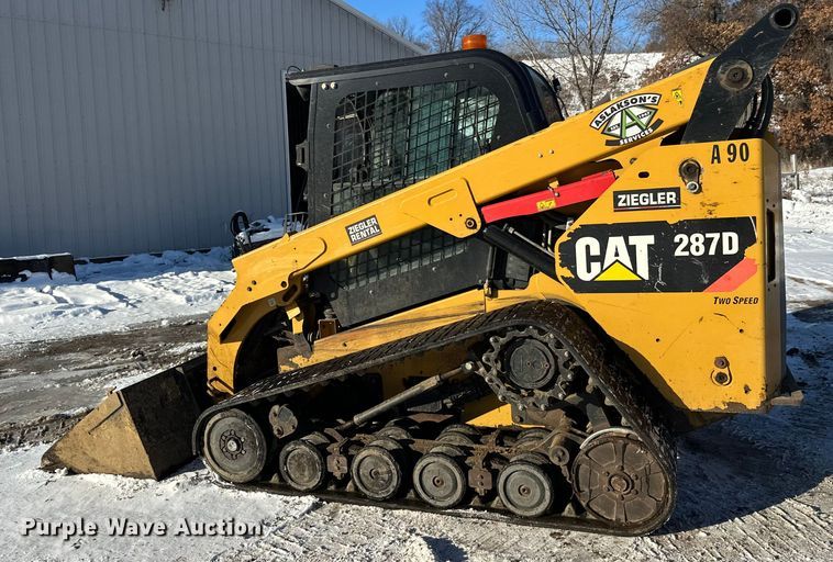 image for item DT6469 2015 Caterpillar 287D tracked skid steer loader