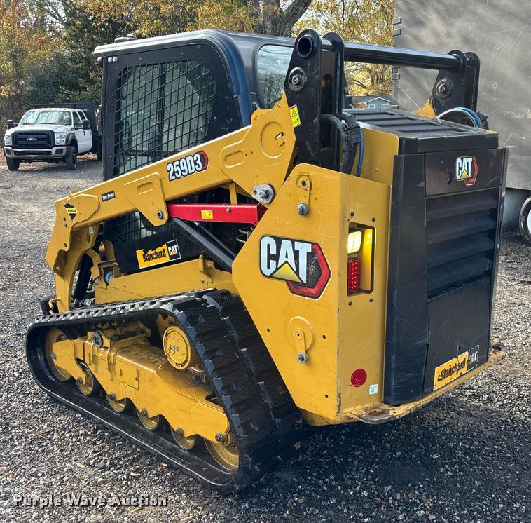image for item DU0252 2023 Caterpillar 259D3 tracked skid steer loader