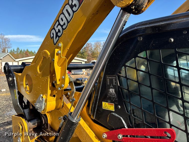 image for item DU0252 2023 Caterpillar 259D3 tracked skid steer loader