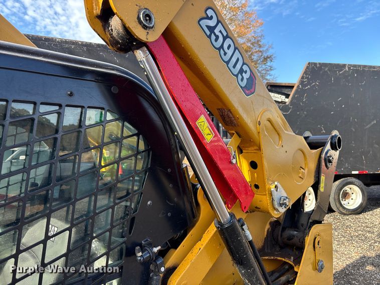 image for item DU0252 2023 Caterpillar 259D3 tracked skid steer loader