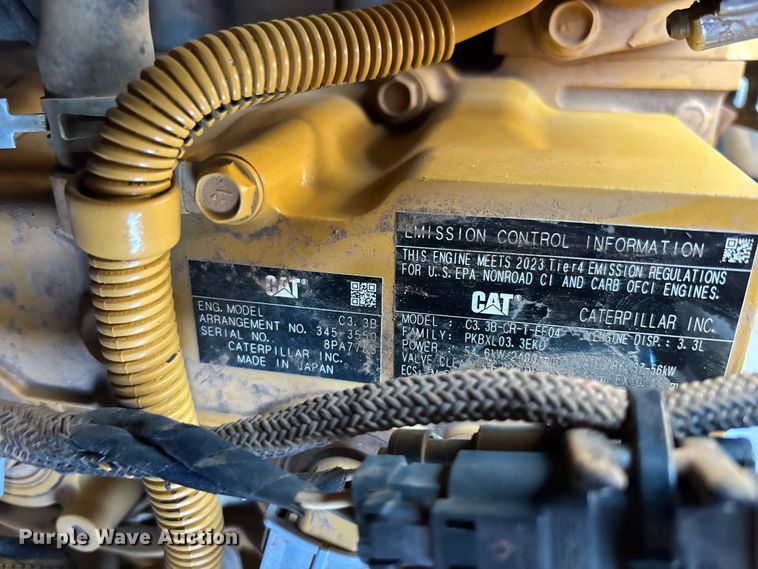 image for item DU0252 2023 Caterpillar 259D3 tracked skid steer loader