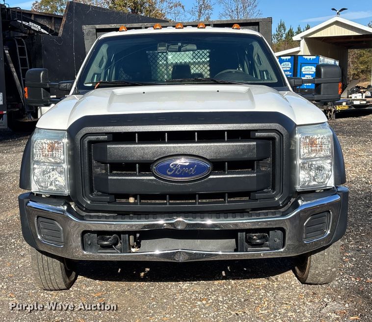 image for item DU0254 2014 Ford F550 dump flatbed truck