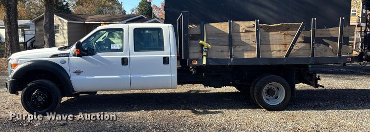 image for item DU0254 2014 Ford F550 dump flatbed truck