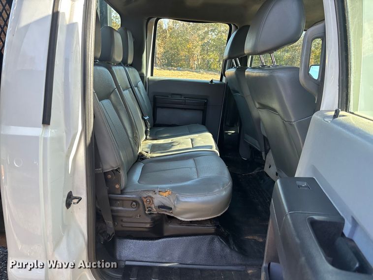 image for item DU0254 2014 Ford F550 dump flatbed truck