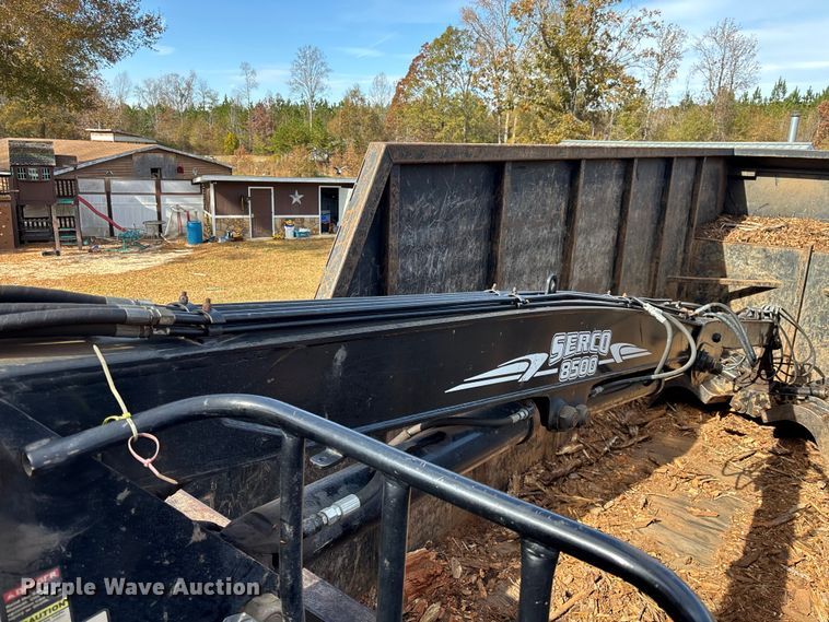 image for item DU0257 2000 Peterbilt 378 grapple crane truck