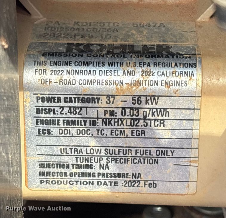 image for item DU0258 2023 Bandit SG-75 stump grinder