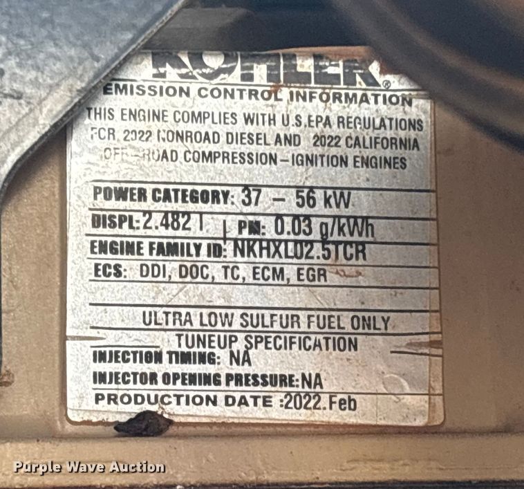 image for item DU0258 2023 Bandit SG-75 stump grinder