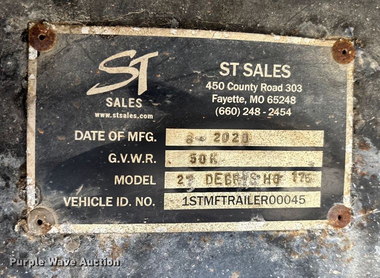 image for item DU0259 2020 ST Sales Debris Trailer