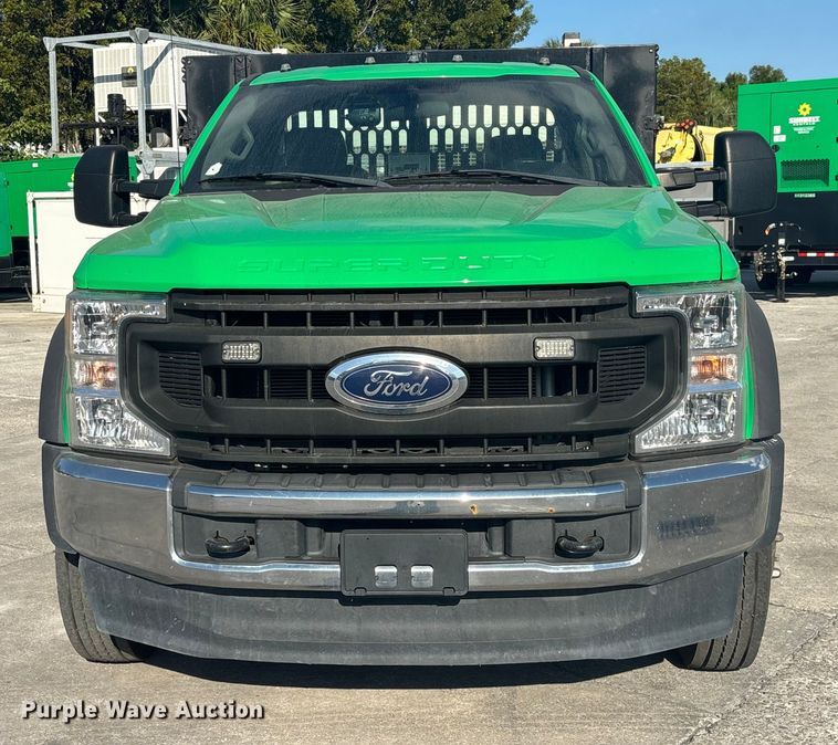 image for item DU0263 2021 Ford F450 Super Duty flatbed truck