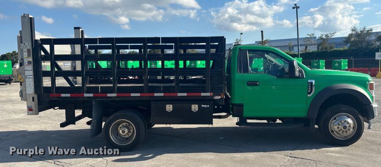 image for item DU0263 2021 Ford F450 Super Duty flatbed truck