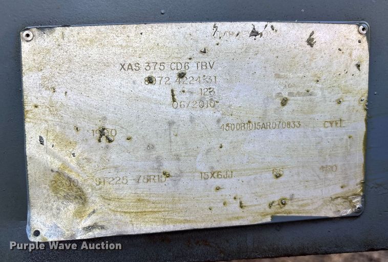 image for item DU0266 2010 Atlas Copco 375 air compressor