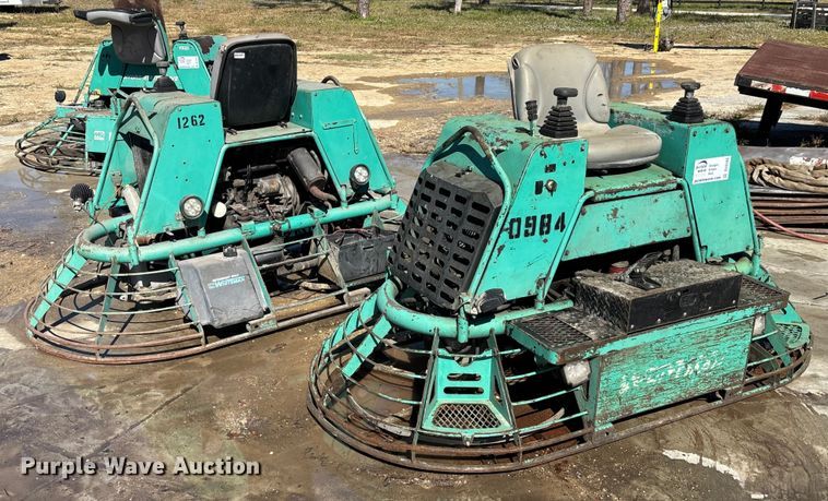 image for item DU0268 (2) MultiQuip HTX-44K-5 power trowels