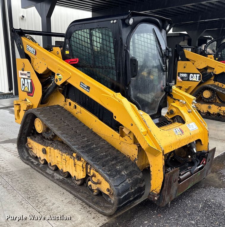 image for item DU0301 2022 Caterpillar 299D3 tracked skid steer loader