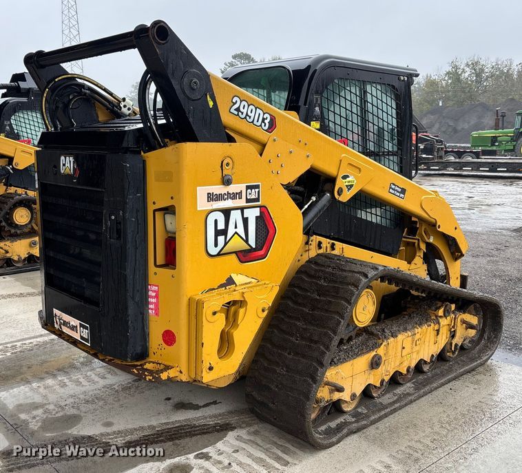 image for item DU0301 2022 Caterpillar 299D3 tracked skid steer loader