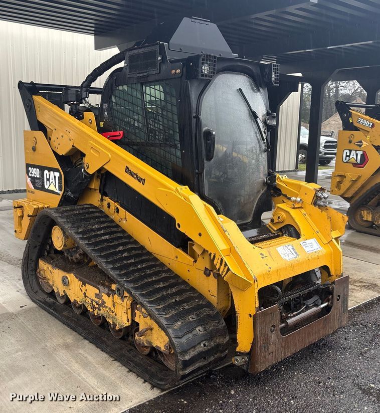 image for item DU0302 2018 Caterpillar 299D2XHP forestry tracked skid steer loader  