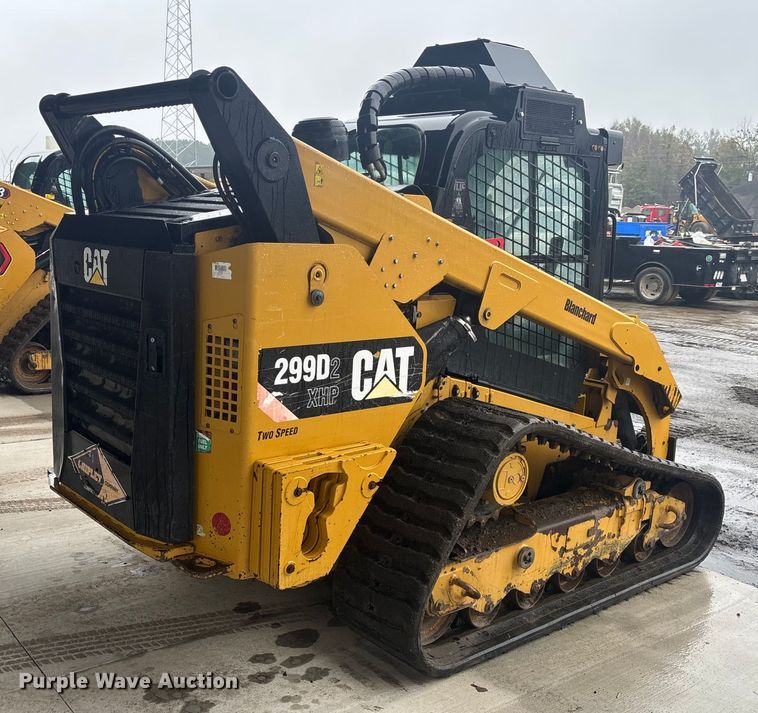 image for item DU0302 2018 Caterpillar 299D2XHP forestry tracked skid steer loader  
