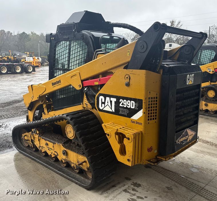 image for item DU0302 2018 Caterpillar 299D2XHP forestry tracked skid steer loader  
