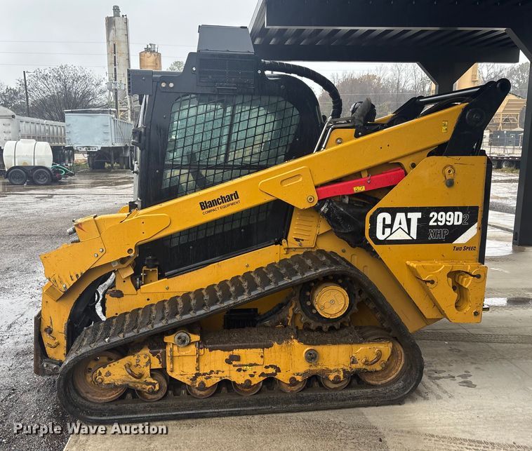 image for item DU0302 2018 Caterpillar 299D2XHP forestry tracked skid steer loader  