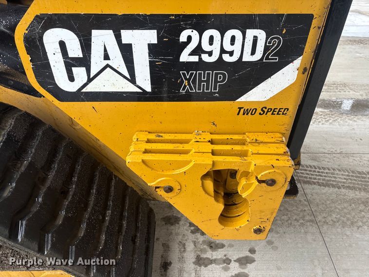 image for item DU0302 2018 Caterpillar 299D2XHP forestry tracked skid steer loader  