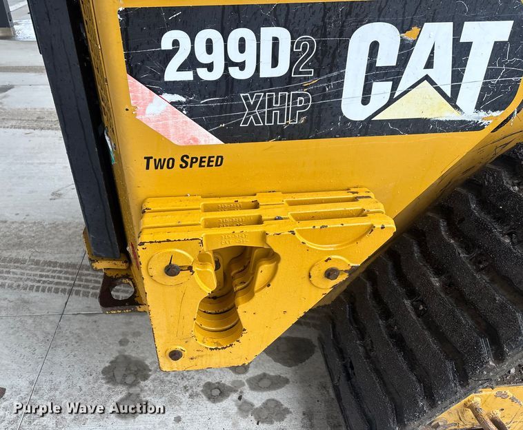 image for item DU0302 2018 Caterpillar 299D2XHP forestry tracked skid steer loader  