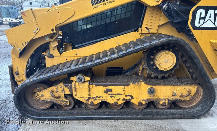 image for item DU0302 2018 Caterpillar 299D2XHP forestry tracked skid steer loader  