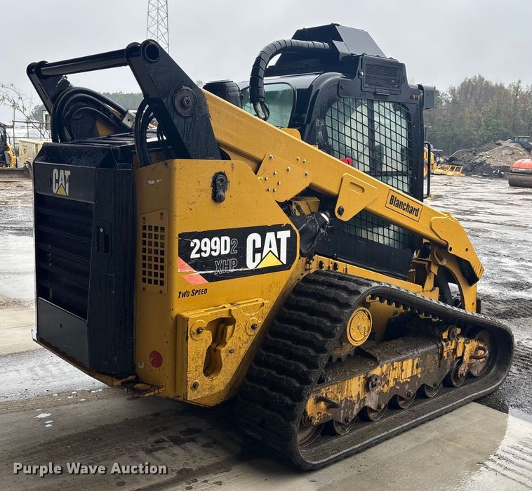 image for item DU0303 2017 Caterpillar 299D2XHP forestry tracked skid steer loader  