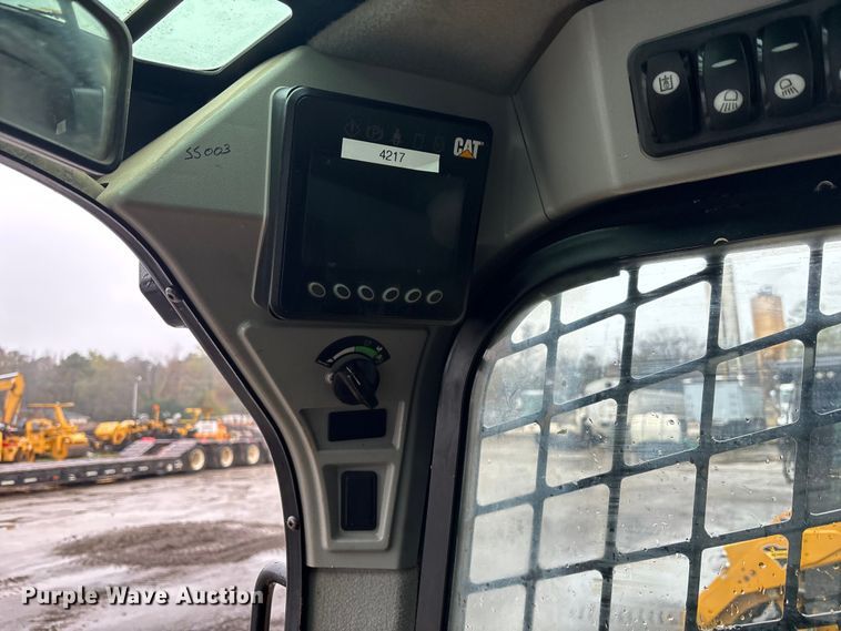 image for item DU0303 2017 Caterpillar 299D2XHP forestry tracked skid steer loader  