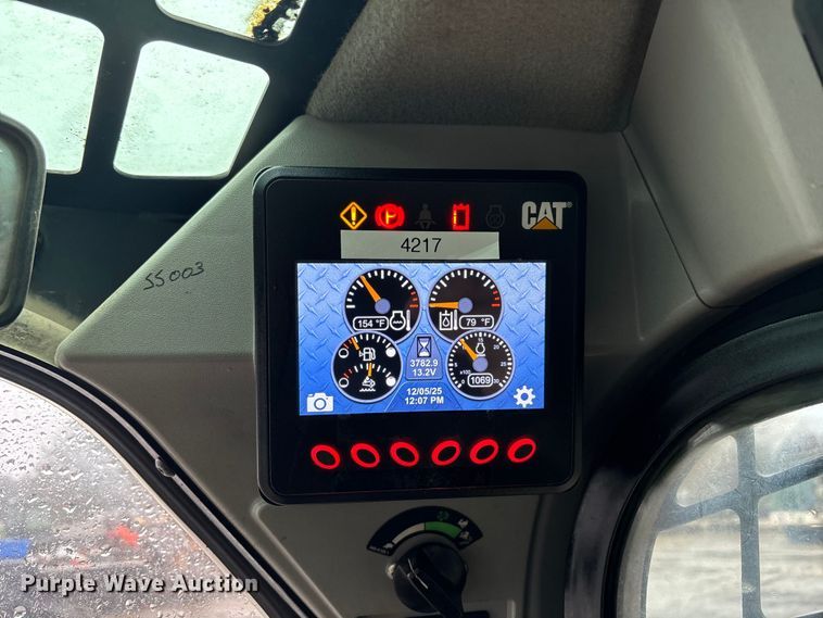 image for item DU0303 2017 Caterpillar 299D2XHP forestry tracked skid steer loader  